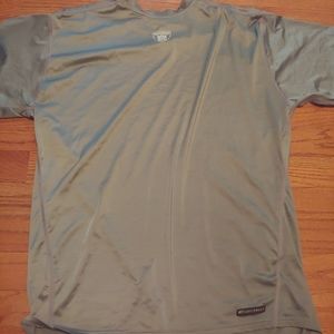 Reebok compression shirt. 2xl gray/silver color